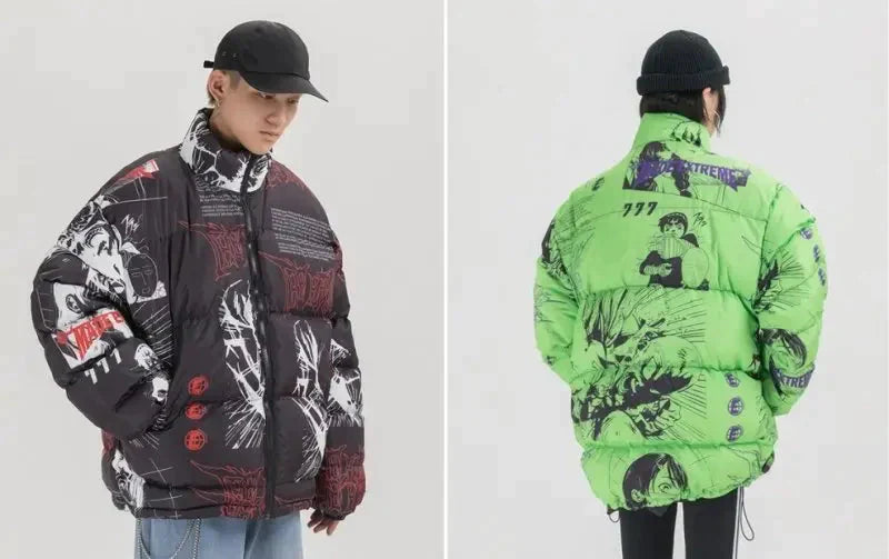 Buy Japanese streetwear puffer jackets » Winter Fashion 2025