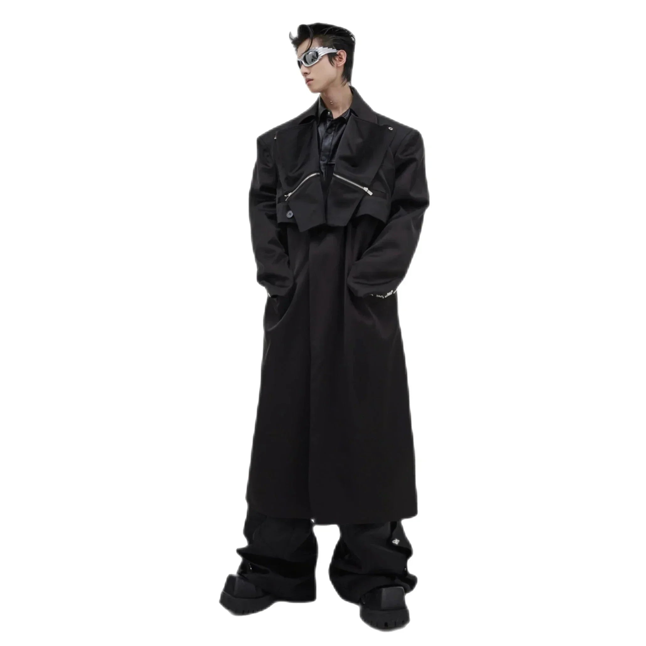 Buy Opium coats — the long line in black.