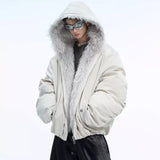 Opium Faux Fur Puffer Jacket