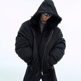 Opium Faux Fur Puffer Jacket