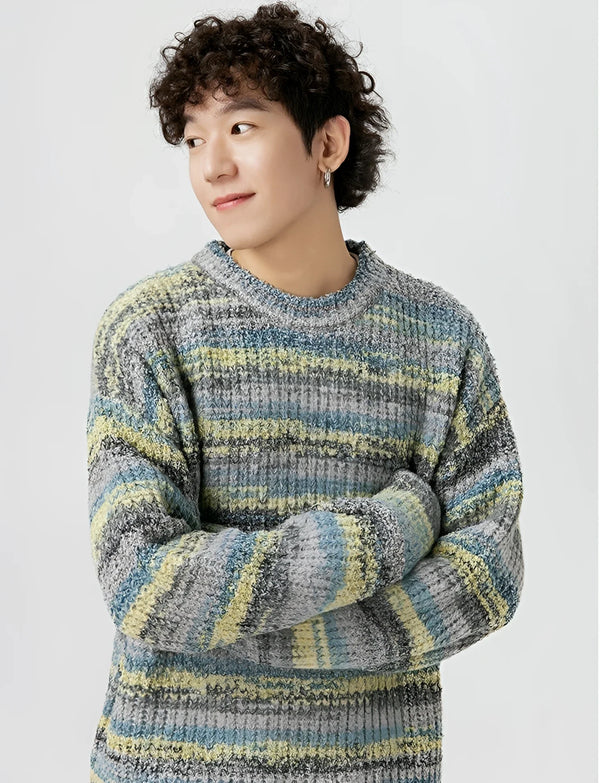Businesscore Multicolor Striped Sweater - Fuga Studios