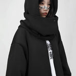 Devil Horns Techwear-Jacke mit abnehmbarem Kragen - Fuga