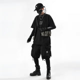 Futuristisches Grafik-Techwear-Shirt - Fuga Studios