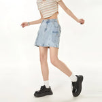 Girls Denim Mini Skirt - Fuga Studios