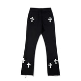 Gothic Cross Badge Jeans - Fuga Studios