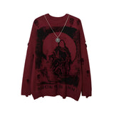 Harajuku Shinigami Death Reaper Sweater - Fuga Studios