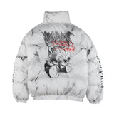 Harajuku Streetwear Confused Puffer Jacket - Fuga Studios