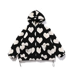 Harajuku Streetwear Heart Winter Jacket - Fuga Studios