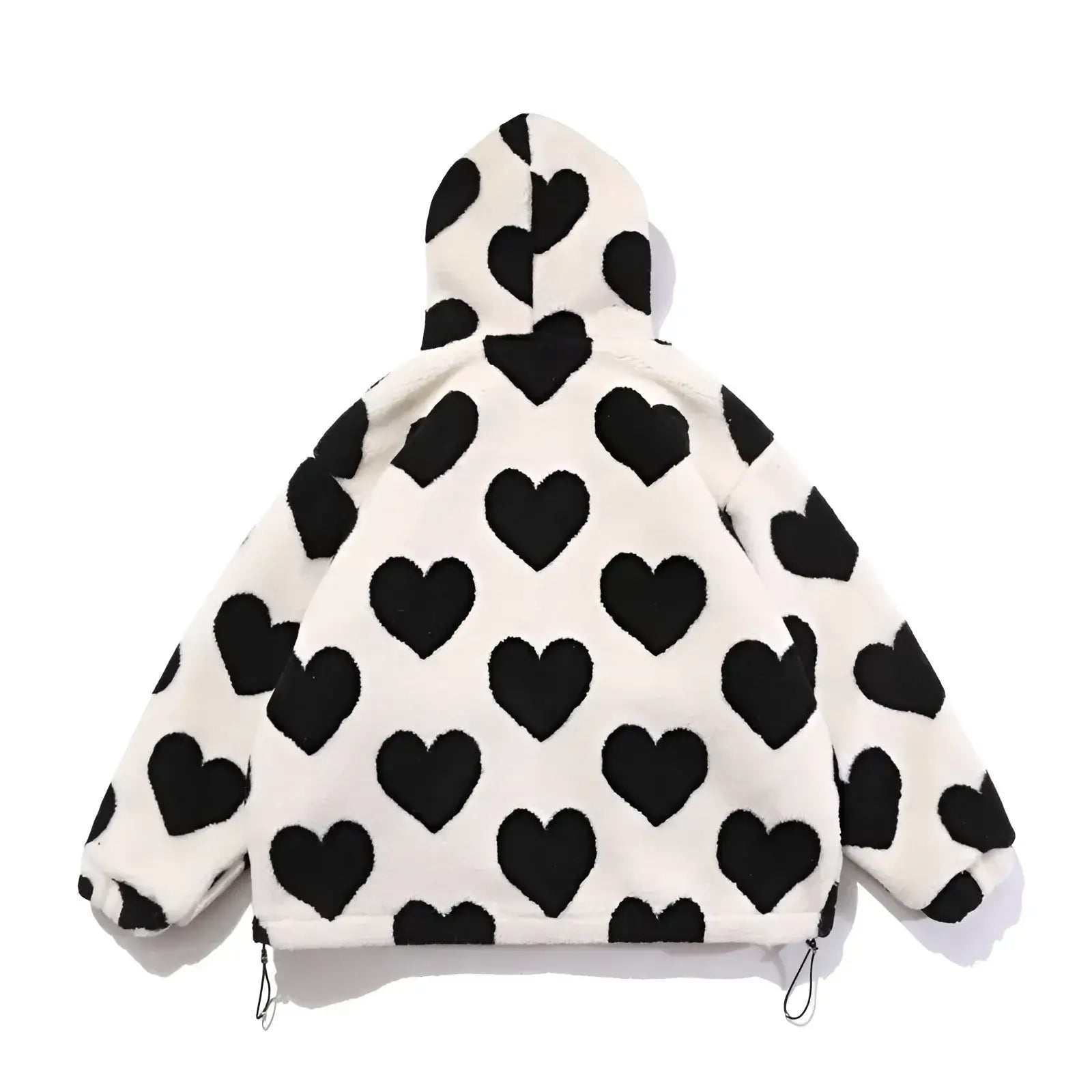 Harajuku Streetwear Heart Winter Jacket - Fuga Studios