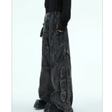 Opium Argue Culture Wide Denim Pants - Fuga Studios