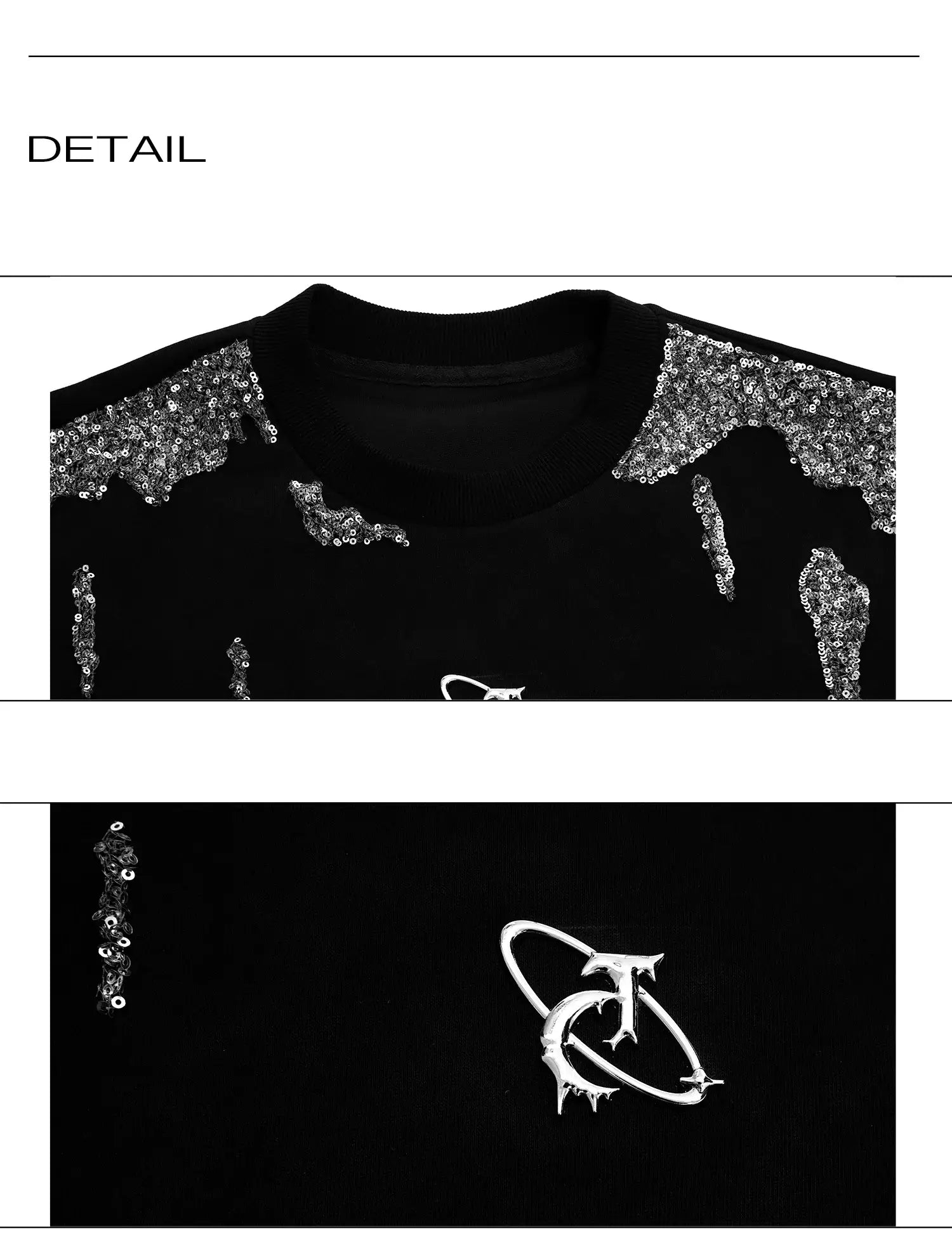 Opium ARGUECULTURE Cosmic Sequin T-Shirt - Fuga Studios