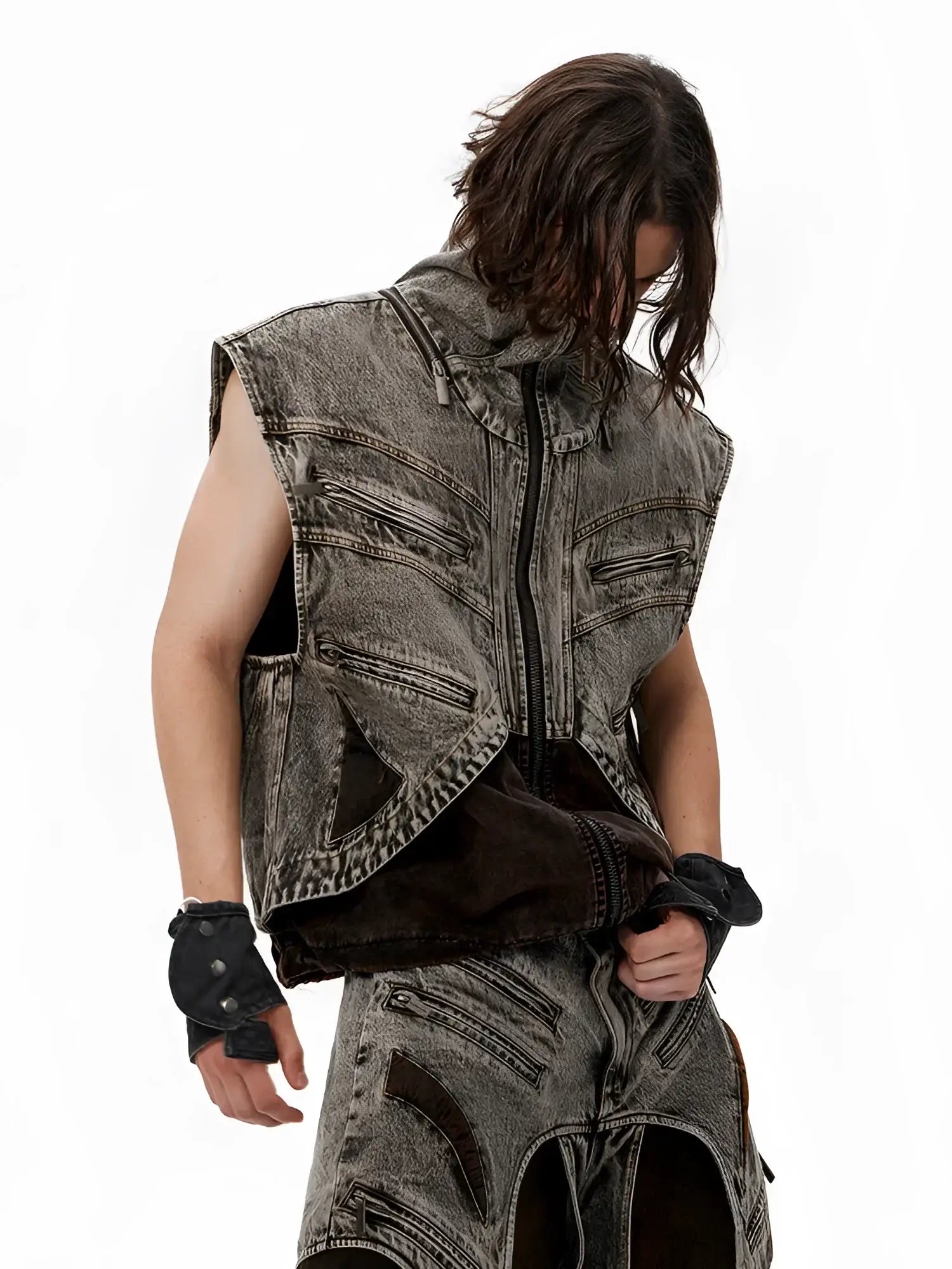 Opium Avant-Garde Denim Set Y223 - Fuga Studios