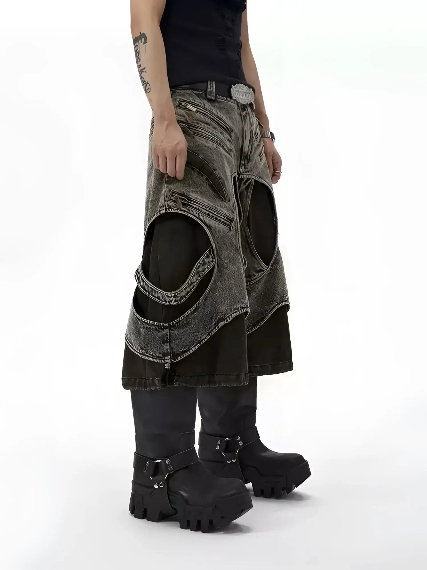 Opium Avant-Garde Denim Set Y223 - Fuga Studios