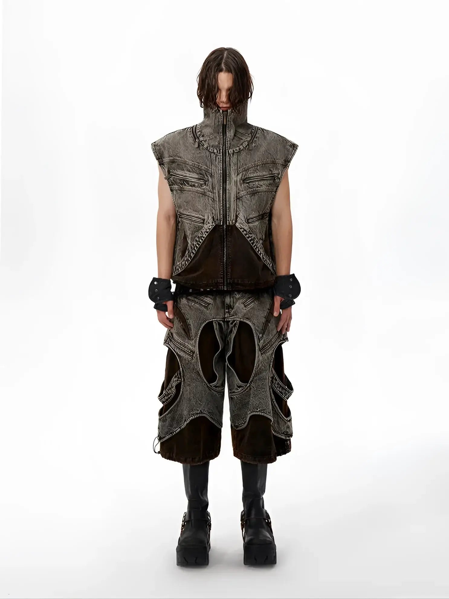 Opium Avant-Garde Denim Set Y223 - Fuga Studios