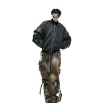 Opium Baseball Leather Jacket - Fuga Studios