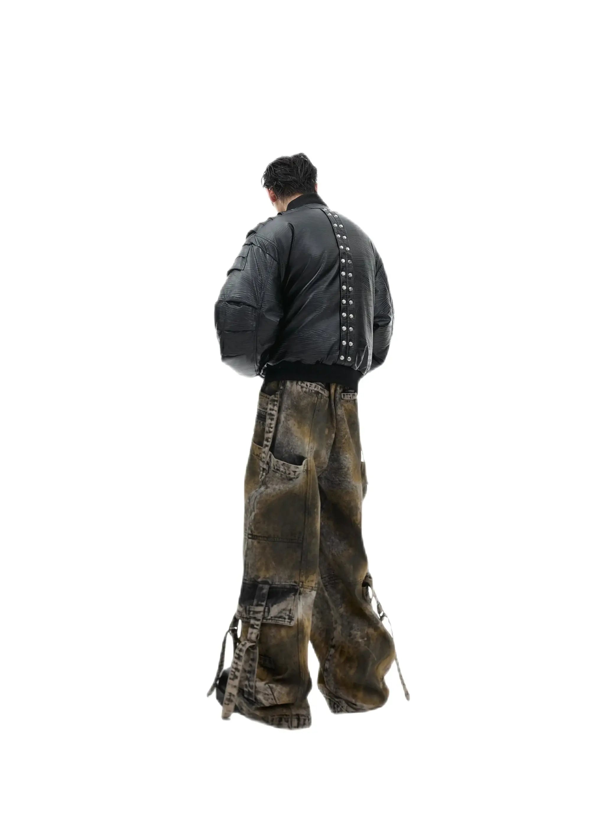 Opium Baseball Leather Jacket - Fuga Studios