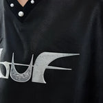 Opium Blur V-Neck Shirt - Fuga Studios