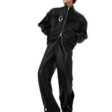 Opium Carabiner Leather Jacket - Fuga Studios