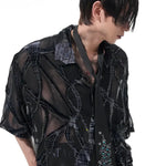 Opium Celestial Mesh Shirt - Fuga Studios