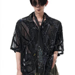 Opium Celestial Mesh Shirt - Fuga Studios