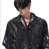 Opium Celestial Mesh Shirt - Fuga Studios