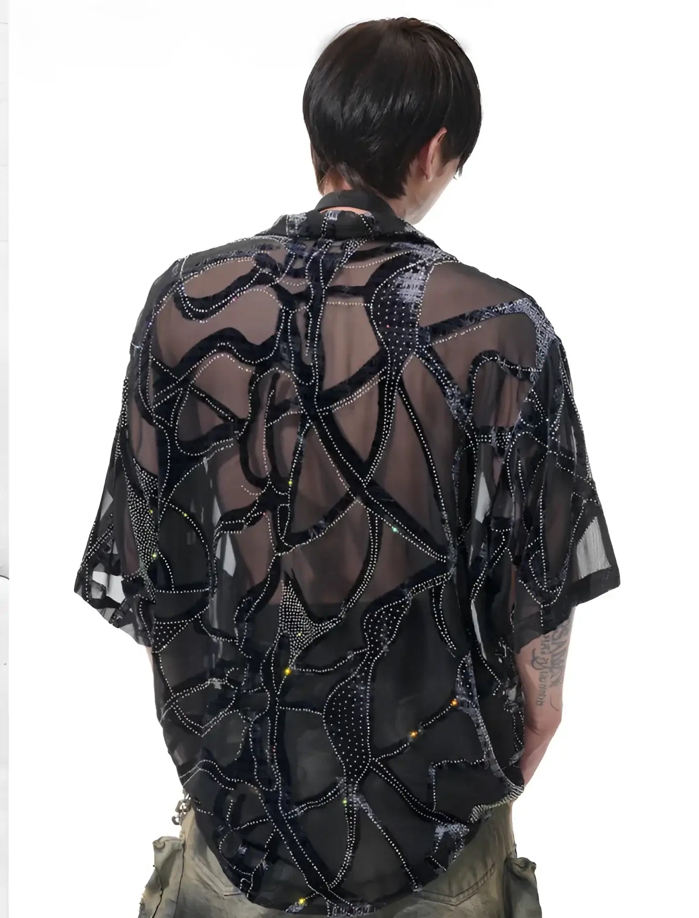 Opium Celestial Mesh Shirt - Fuga Studios