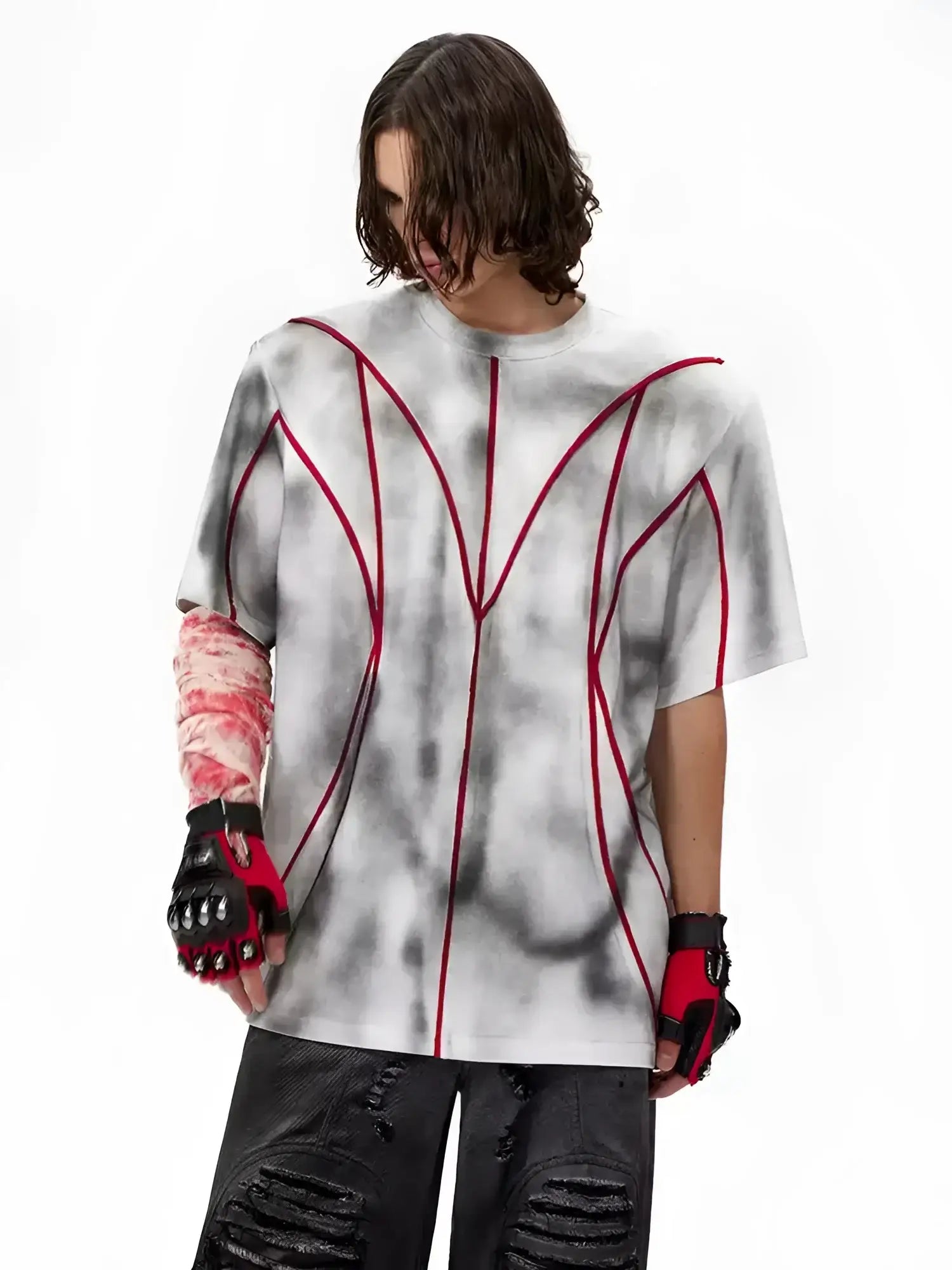 Opium Cloud Linear Shirt - Fuga Studios