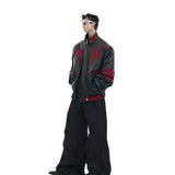 Opium Contrast Leather Jacket - Fuga Studios