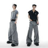 Opium Contrast Stitch Polo Vest - Fuga Studios