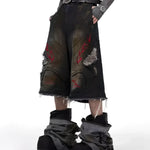 Opium Convertible Flame Jeans - Fuga Studios