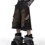 Opium Convertible Flame Jeans - Fuga Studios