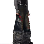 Opium Convertible Flame Jeans - Fuga Studios