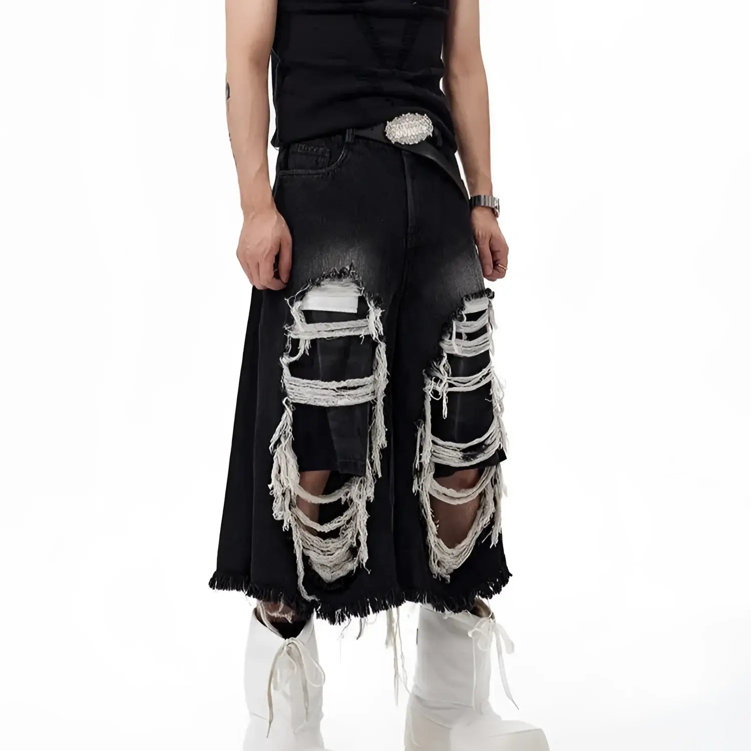 Opium Cord Detail Jorts - Fuga Studios