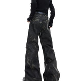 Opium Dark Leather Pants - Fuga Studios