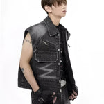 Opium Denim Studded Set - Fuga Studios