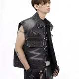 Opium Denim Studded Set - Fuga Studios