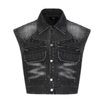 Opium Denim Studded Set - Fuga Studios