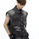 Opium Denim Studded Set - Fuga Studios