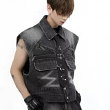 Opium Denim Studded Set - Fuga Studios