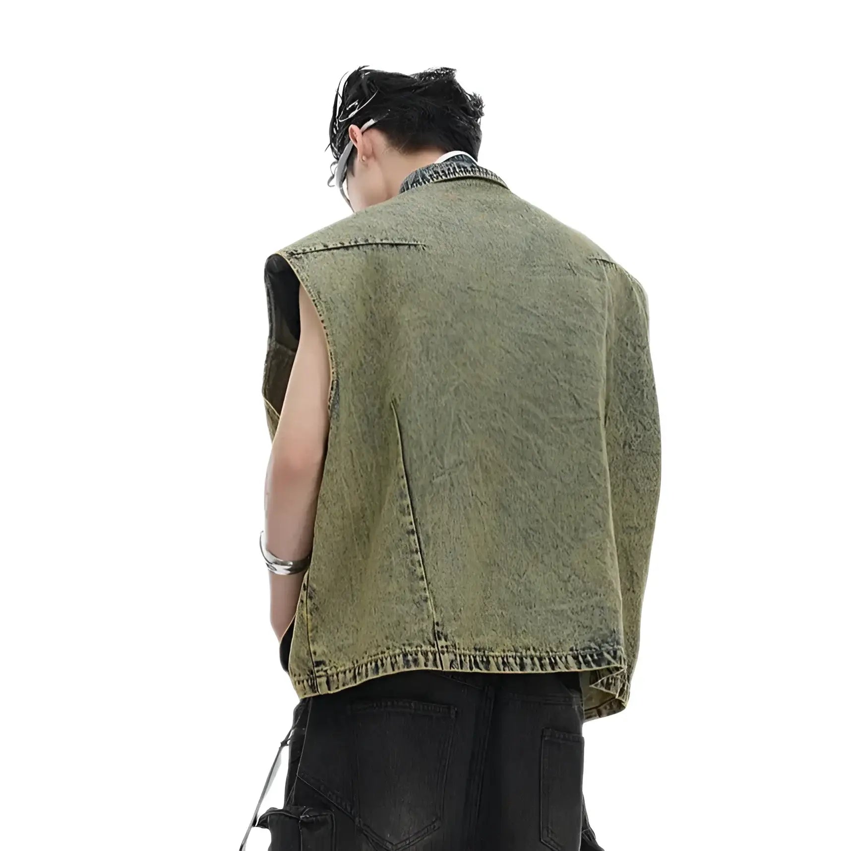 Opium Denim Vest - Fuga Studios