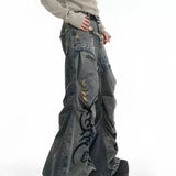 Opium Dragon Flare Denim Jeans - Fuga Studios