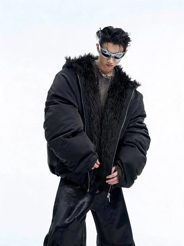 Opium Faux Fur Puffer Jacket - Fuga Studios