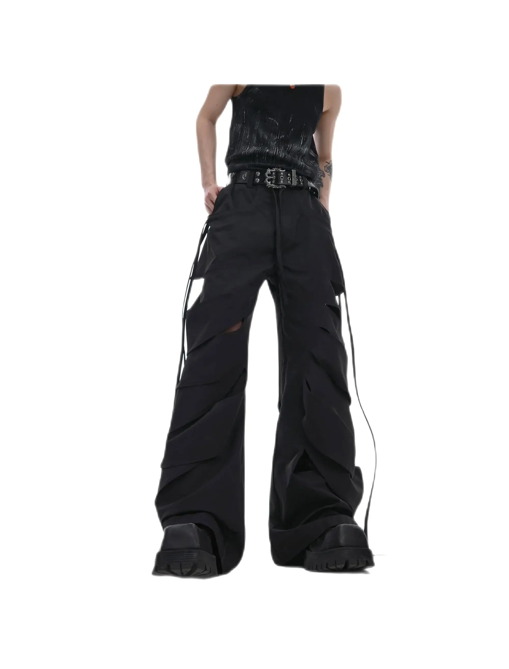 Opium Flared Casual Pants - Fuga Studios