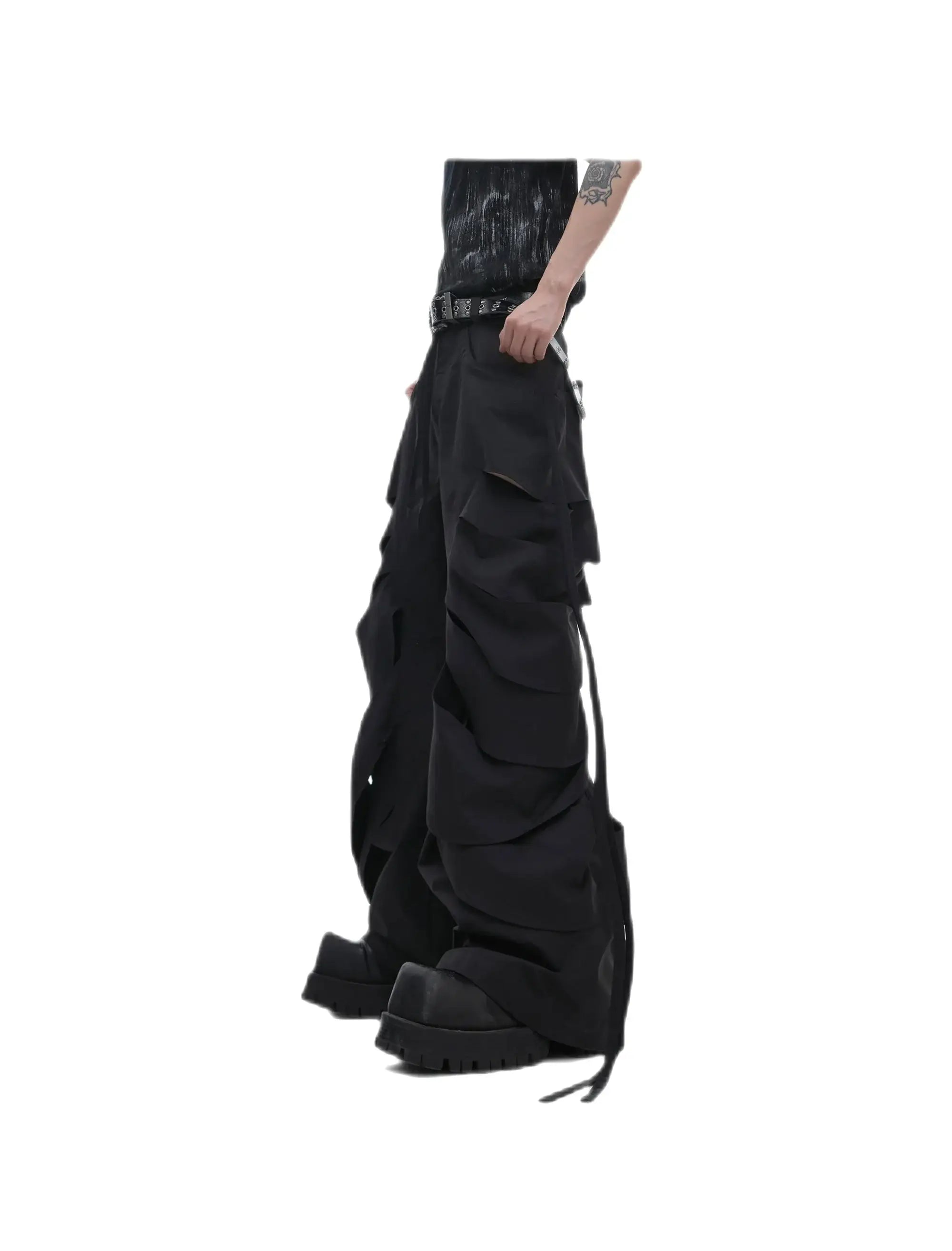 Opium Flared Casual Pants - Fuga Studios