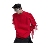 Opium Fringed Sleeve Sweater - Fuga Studios
