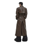 Opium Full Leather Coat - Fuga Studios