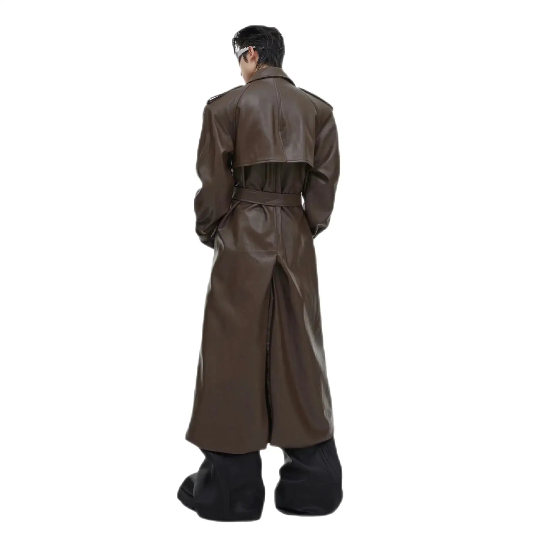 Opium Full Leather Coat - Fuga Studios