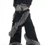 Opium Fur Spiral Flare Jeans - Fuga Studios
