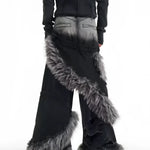 Opium Fur Spiral Flare Jeans - Fuga Studios