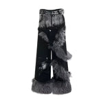 Opium Fur Spiral Flare Jeans - Fuga Studios